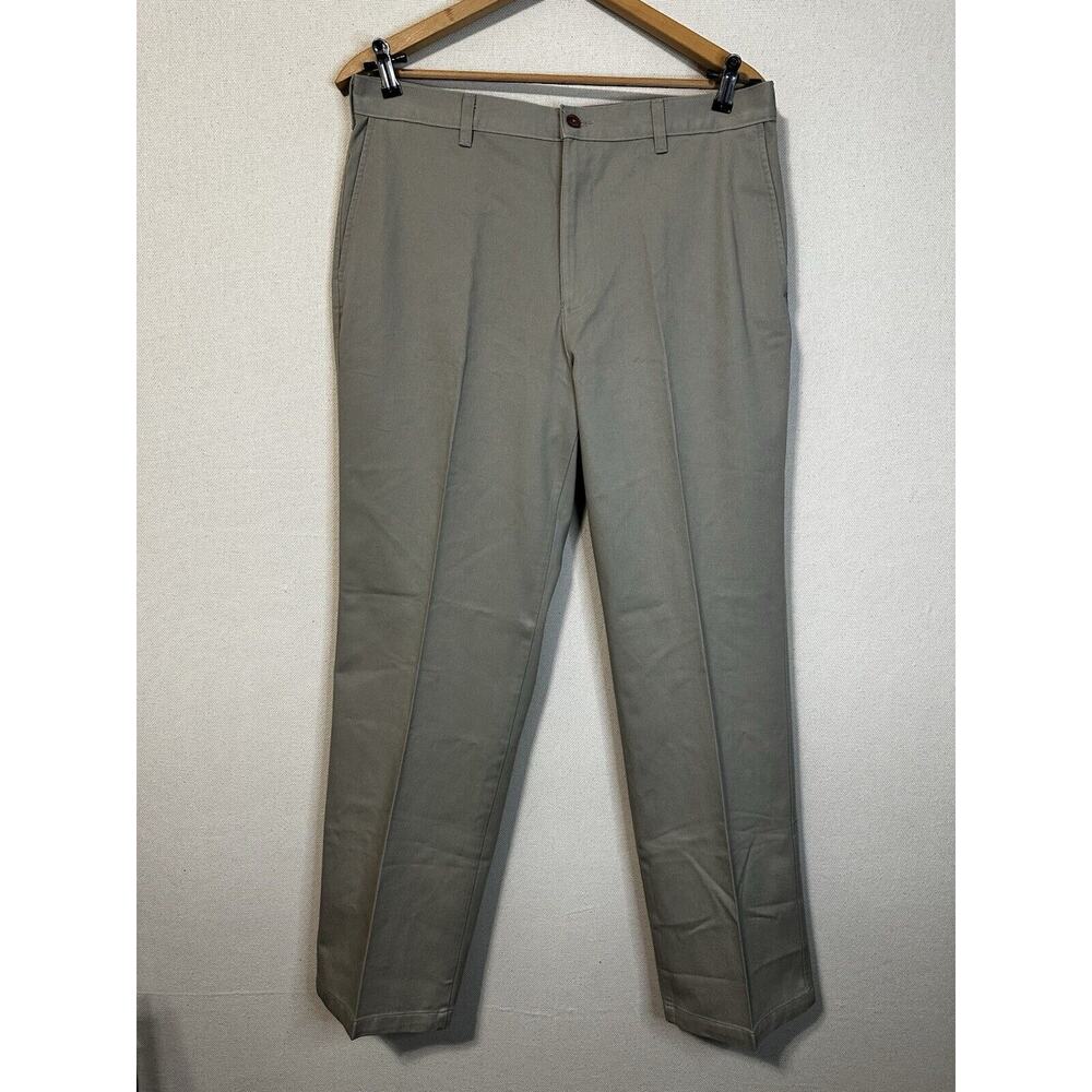 Men's Khakis 36x32 Flat Front Straight Leg Chino‎ Pants Farah NWT Career